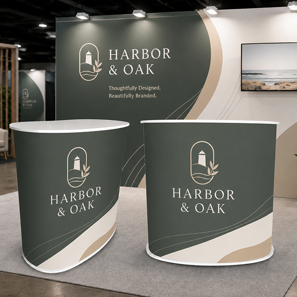 Curved (Kidney) Shaped Promo Table