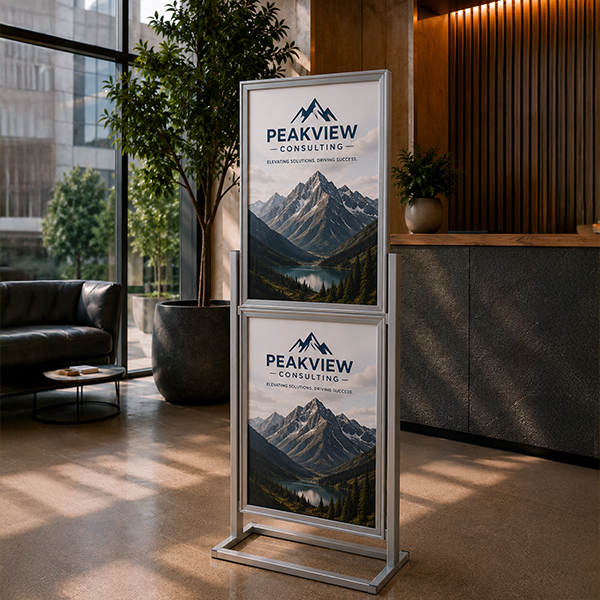 Double-Sided Freestanding Unit - Modular