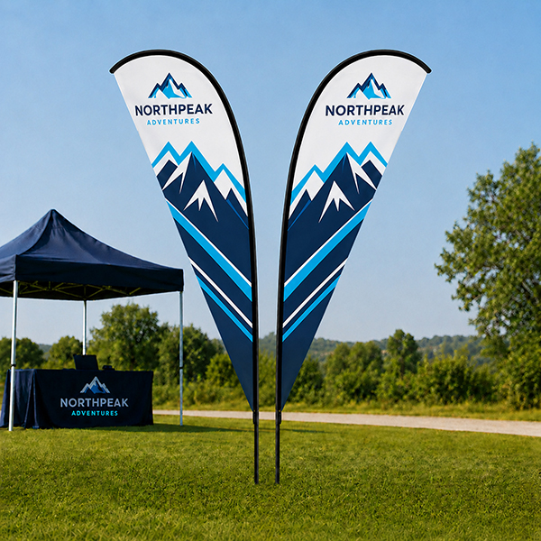 Sharkfin Banner - Double-Sided