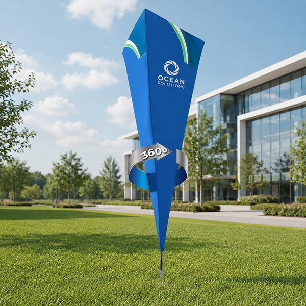 4-Pole Cluster Flags Fountains
