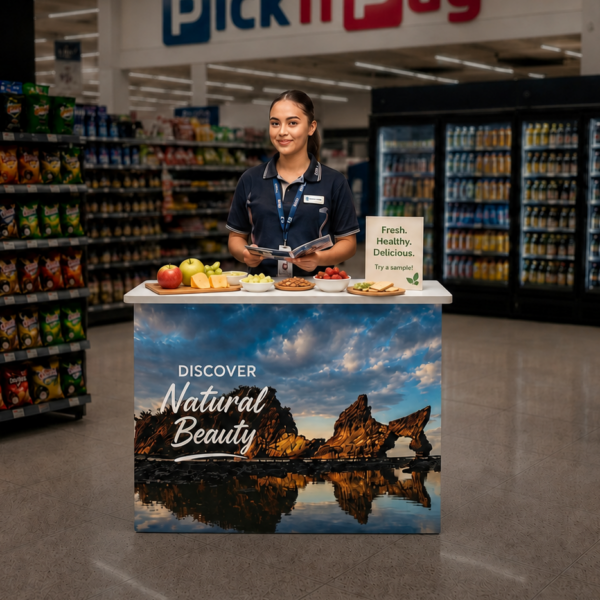 Easy Folding Promo Table